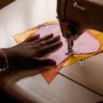 L’unité de production de Palobdé, une serviette hygiénique réutilisable en faso dan fani.